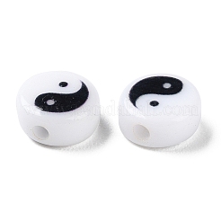 Printed Opaque Acrylic Beads&nbsp;SACR-F010-06A