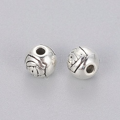 Tibetan Style Alloy Beads&nbsp;TIBEB-Q003-AS-FF