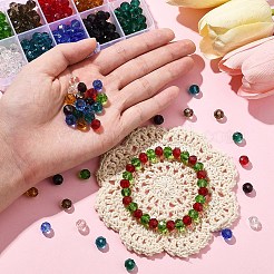 300Pcs 10 Colors Glass Beads Strands&nbsp;EGLA-YW0003-27