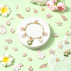 80Pcs 20 Styles Alloy Enamel Pendants&nbsp;ENAM-SC0007-05