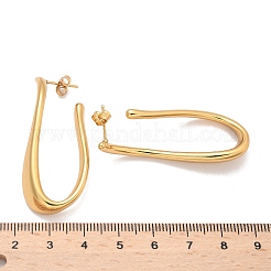 304 Stainless Steel U-Shaped Stud Earrings&nbsp;EJEW-C142-13G