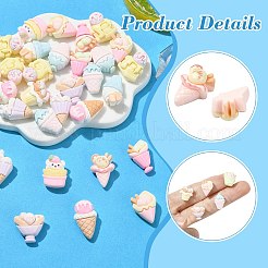 Opaque Resin Cabochons&nbsp;RESI-CJC0012-41-1