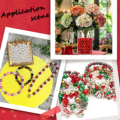 1830Pcs 5 Styles ABS Plastic Imitation Pearl Beads&nbsp;OACR-SP0001-01B