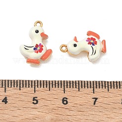 304 Stainless Steel Enamel Pendants&nbsp;STAS-Q119-06G-03