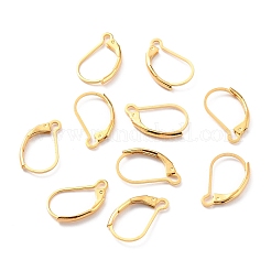 Ion Plating(IP) 304 Stainless Steel Leverback Earring Findings&nbsp;X-STAS-K233-04G-01