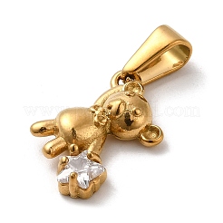 PVD Vacuum Plating 304 Stainless Steel Pendants&nbsp;STAS-M322-25G