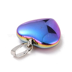 Electroplate Non-magnetic Synthetic Hematite Pendants&nbsp;G-I315-01C