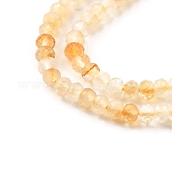 Natural Citrine(Heated) Beads Strands&nbsp;G-S387-A03-3x4mm
