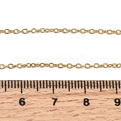304 Stainless Steel Cable Chain Necklaces&nbsp;STAS-O053-11G