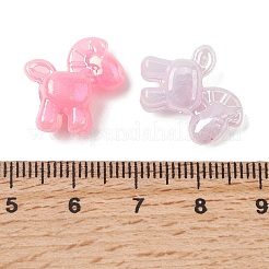 UV Plating Opaque Acrylic Beads&nbsp;OACR-G058-03