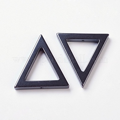 Valentines Day Gift Ideas for Boyfriend Non-Magnetic Synthetic Hematite Triangle Pendants&nbsp;IMP001