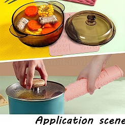 2Pcs Square Silicone Hot Mats for Hot Dishes&nbsp;AJEW-GF0008-26C