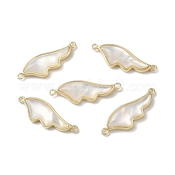 Brass Wing Connector Charms&nbsp;BSHE-Z003-04B-G