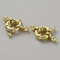 Brass Spring Ring Clasps&nbsp;KK-WH20010-003A-G