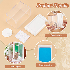 Transparent Acrylic Toys Action Figures Display Boxs&nbsp;ODIS-WH0030-74