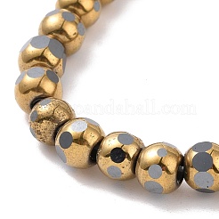 Electroplated Non-magnetic Synthetic Hematite Beads Strands&nbsp;G-G862-02G