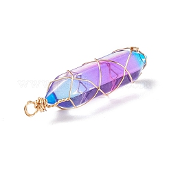 Glass Pendants&nbsp;PALLOY-JF01741-01