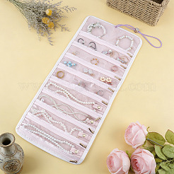 Polyester Jewelry Rolls for Rings Earrings Necklaces&nbsp;AJEW-WH0410-354A
