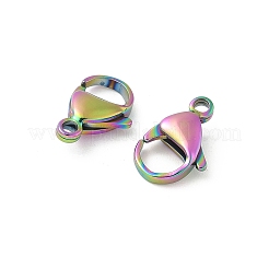 304 Stainless Steel Lobster Claw Clasps&nbsp;STAS-T065-13mm-34RC
