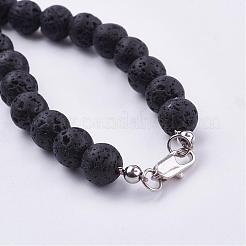 Frosted Natural Gemstone Beaded Necklaces&nbsp;NJEW-JN01939