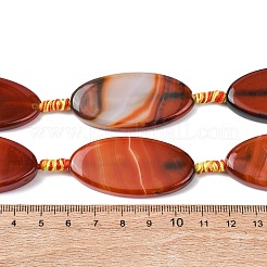 Natural Banded Agate Beads Strands&nbsp;G-F825-A01-01A