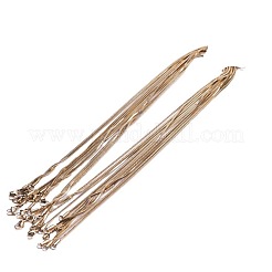1.5mm 304 Stainless Steel Square Snake Chain Necklaces&nbsp;TW4888-1