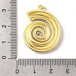 Brass Micro Pave Cubic Zirconia Pendants&nbsp;KK-I378-02G