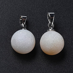 Natural Agate Charms&nbsp;G-Q998-036C