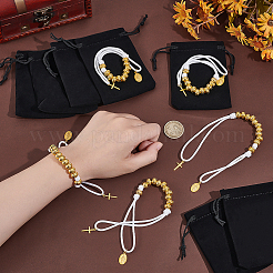 8Pcs CCB Plastic Round Bead Bracelets&nbsp;BJEW-PH01941