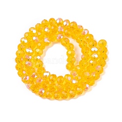 Electroplate Glass Beads Strands&nbsp;LS-EGLA-A044-T6mm-L05