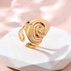 304 Stainless Steel Cuff Rings&nbsp;RJEW-E437-01G-04