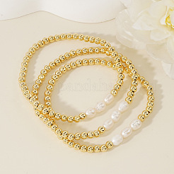 3 Pieces Freshwater Pearl Bracelet Sets&nbsp;EH2658