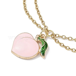 Alloy Enamel Fruit Charm Bracelets&nbsp;BJEW-JB09894-02