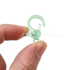 Transparent Plastic Lobster CLaw Clasps&nbsp;KY-H005-A05