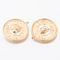 Brass Pendants&nbsp;KK-N232-183G-NF