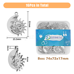 304 Stainless Steel Pendants&nbsp;STAS-DC0011-70