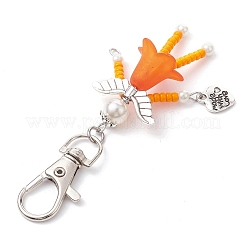 Glass Seed Bead Pendant Decorations&nbsp;HJEW-MZ00055-02