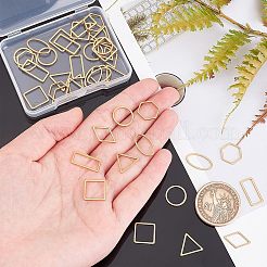 42Pcs 7 Style 304 Stainless Steel Linking Rings&nbsp;STAS-UN0032-31