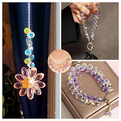100Pcs 10 Styles Electroplate Glass Beads&nbsp;EGLA-TA0013-44