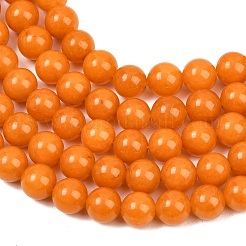 Dyed Natural White Jade Beads Strands&nbsp;GG-CBAD029-A08-8mm