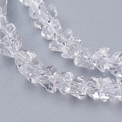 Transparent Glass Beads Strands&nbsp;EGLA-J146-4mm-NB01