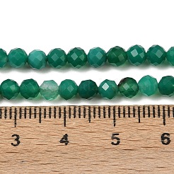 Natural Green Onyx Agate(Dyed & Heated) Beads Strands&nbsp;G-D347-A04-4mm