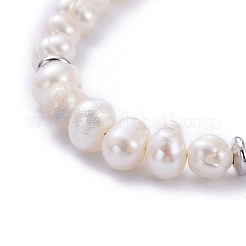 Natural Cultured Freshwater Pearl Beaded Bracelets&nbsp;BJEW-JB05257-01
