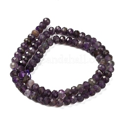 Natural Amethyst Beads Strands&nbsp;G-G278-A02-4x6mm
