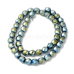 Electroplated Non-Magnetic Synthetic Hematite Beads Strands&nbsp;G-P518-05E-01