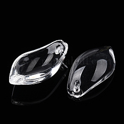Transparent Glass Petal Beads&nbsp;GLAA-N001-10