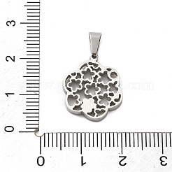 304 Stainless Steel Pendants&nbsp;STAS-F313-14P