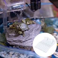 2Pcs Acrylic Turtle Terrace for Aquarium Supplies&nbsp;AJEW-FH0007-23A