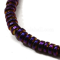 Electroplated Synthetic Non-magnetic Hematite Beads Strands&nbsp;X-G-L613-G01-01D