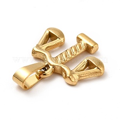 PVD Vacuum Plating 201 Stainless Steel Pendants&nbsp;STAS-P314-12G